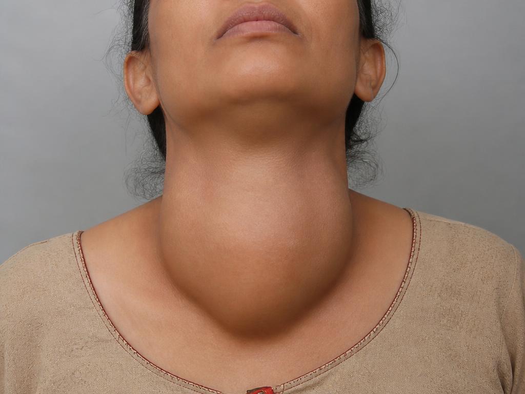 Internal Medicine — Thyroid Treatment — before treatment